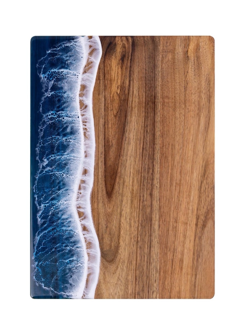 Acacia Wood Ocean Resin cutting board or Tray